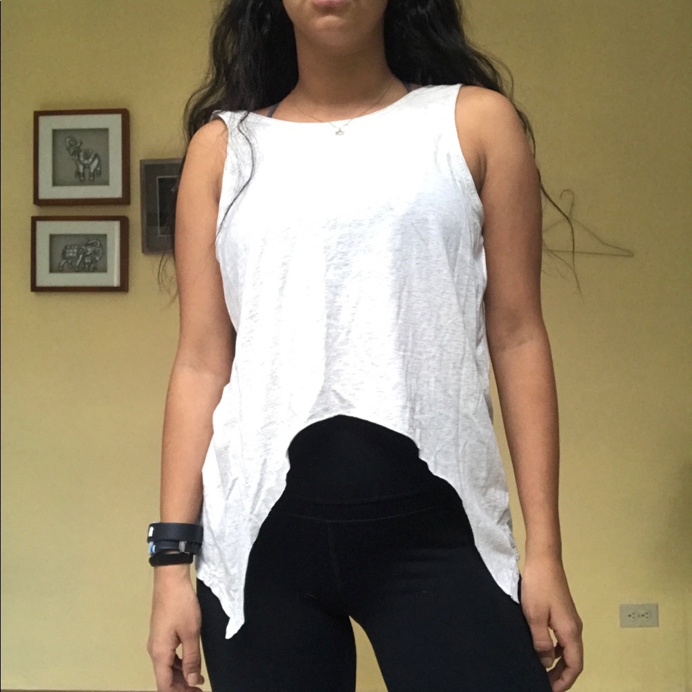 Grey Cropped Shirt